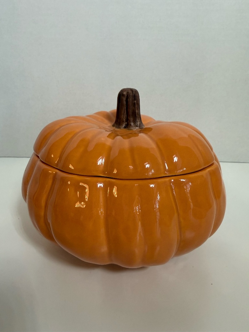 Pottery Barn | Lidded Pumpkin Dish